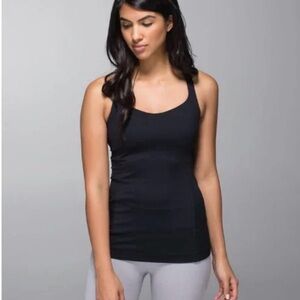 2 Lululemon Free To Be Tank Tops, size 12.  Colors Black and Dusty Rose